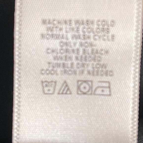 🖤 WEST KEI Allan Surplice Tie Sleeve High Low Blouse Black M - Picture 7 of 8